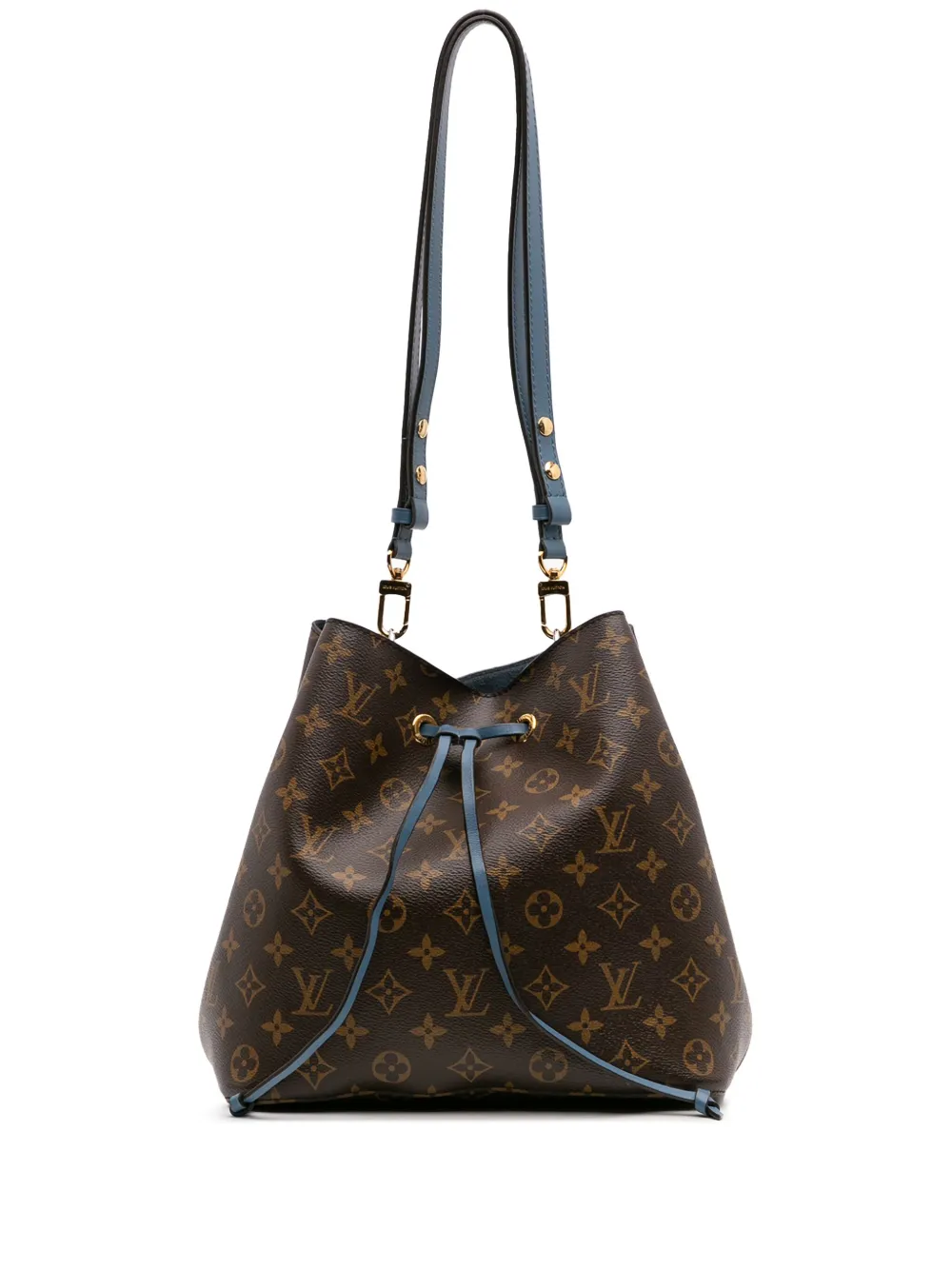 Louis Vuitton Pre-Owned 2018 モノグラム ネオノエ MM バケットバッグ - ブルー Louis Vuitton Pre-Owned 2018 モノグラム ネオノエ MM バケットバッグ - ブルー