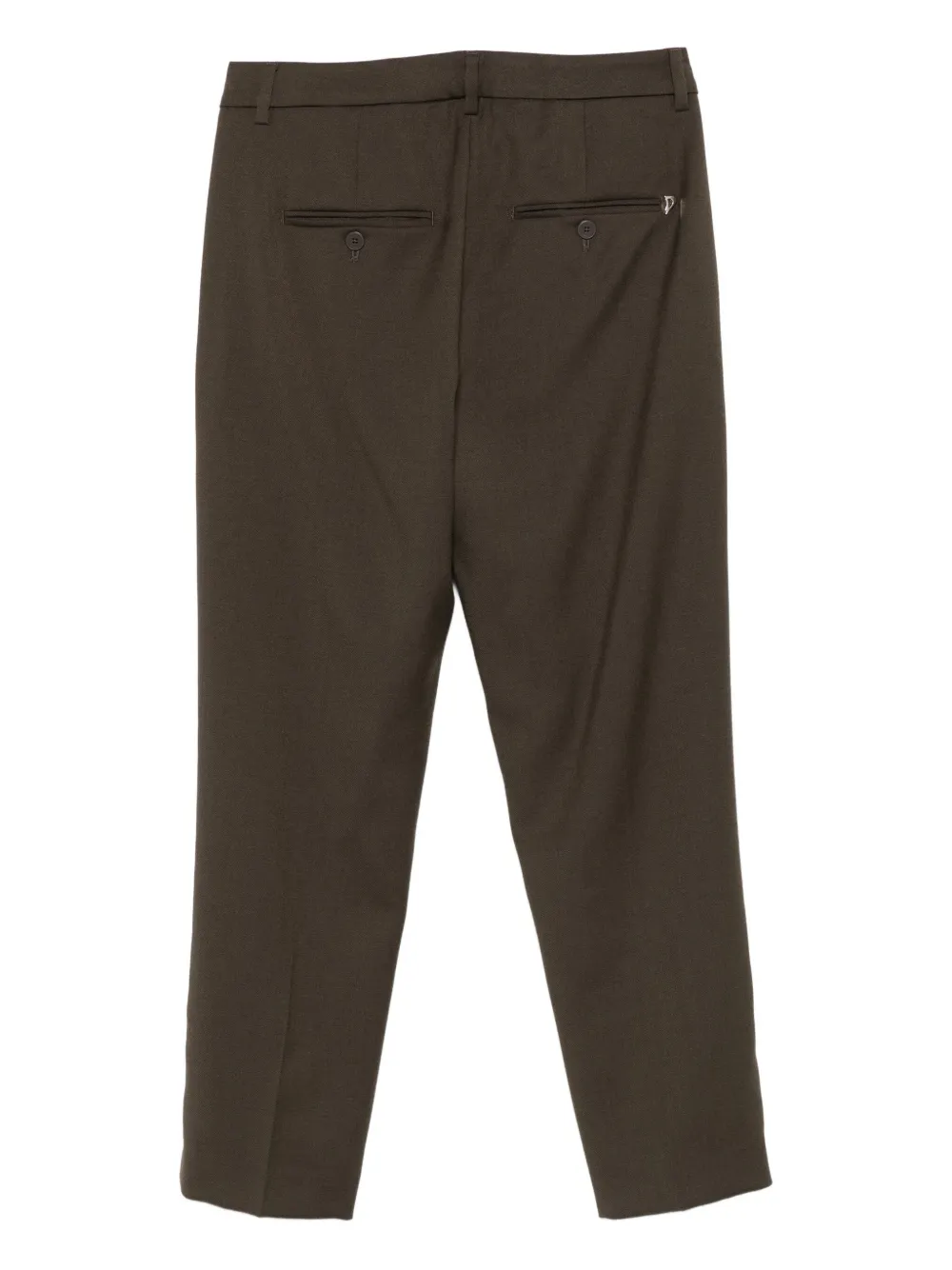 Dondup Wool Trousers In Brown