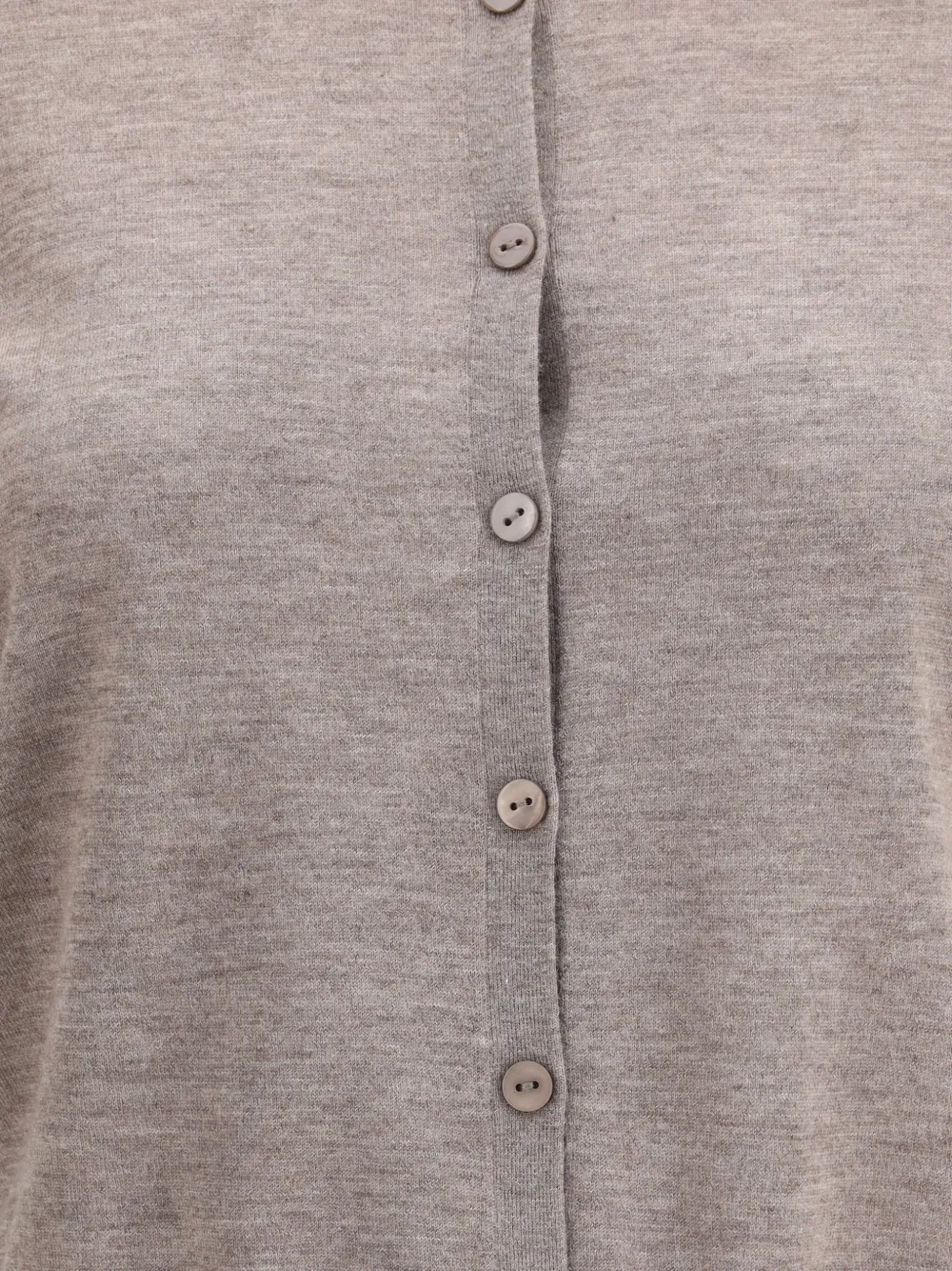 Lisa Yang Charlotte Short-sleeve Cardigan In Gray