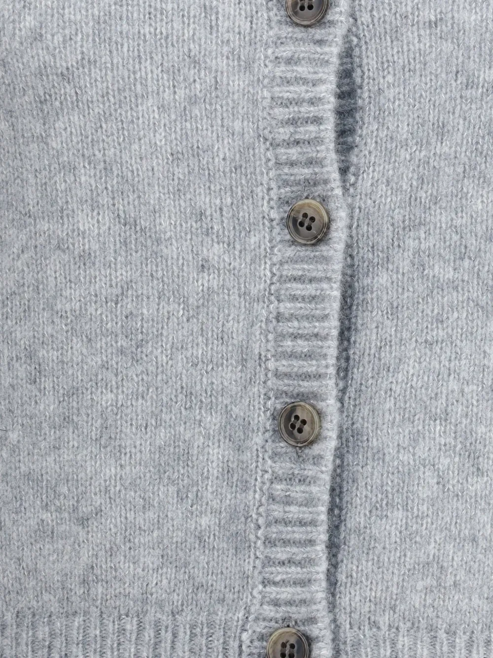 Lisa Yang Felicia Button-front Cashmere Cardigan In Gray