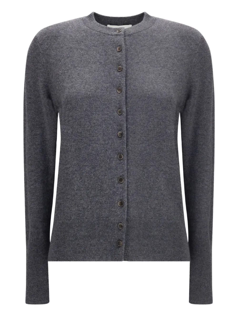 Lisa Yang Nellia Button-cuff Cardigan In Gray