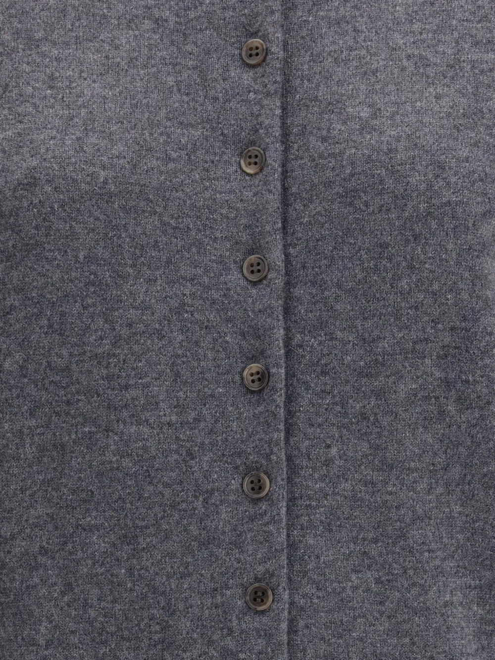 Lisa Yang Nellia Button-cuff Cardigan In Gray