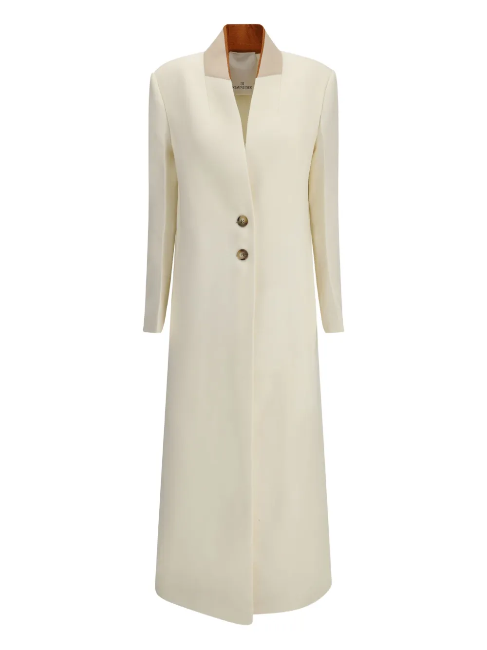 Di Stavnitser contrast-collar button coat | Neutrals | Image 1