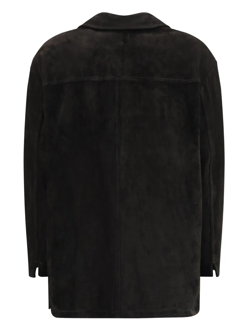 Salvatore Santoro Button-fastening Leather Jacket In Brown