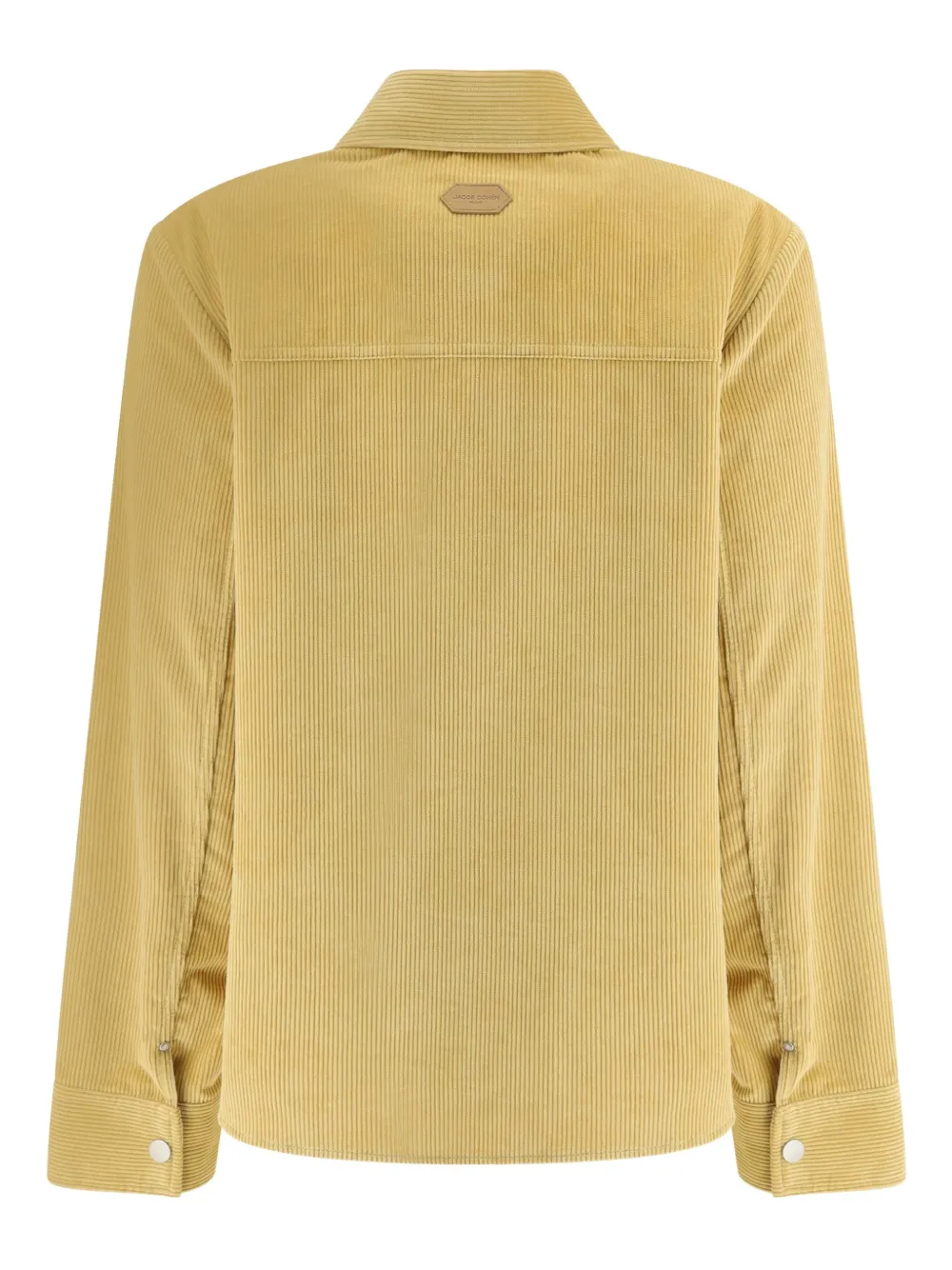 Jacob Cohen Corduroy Button-fastening Shirt In Yellow