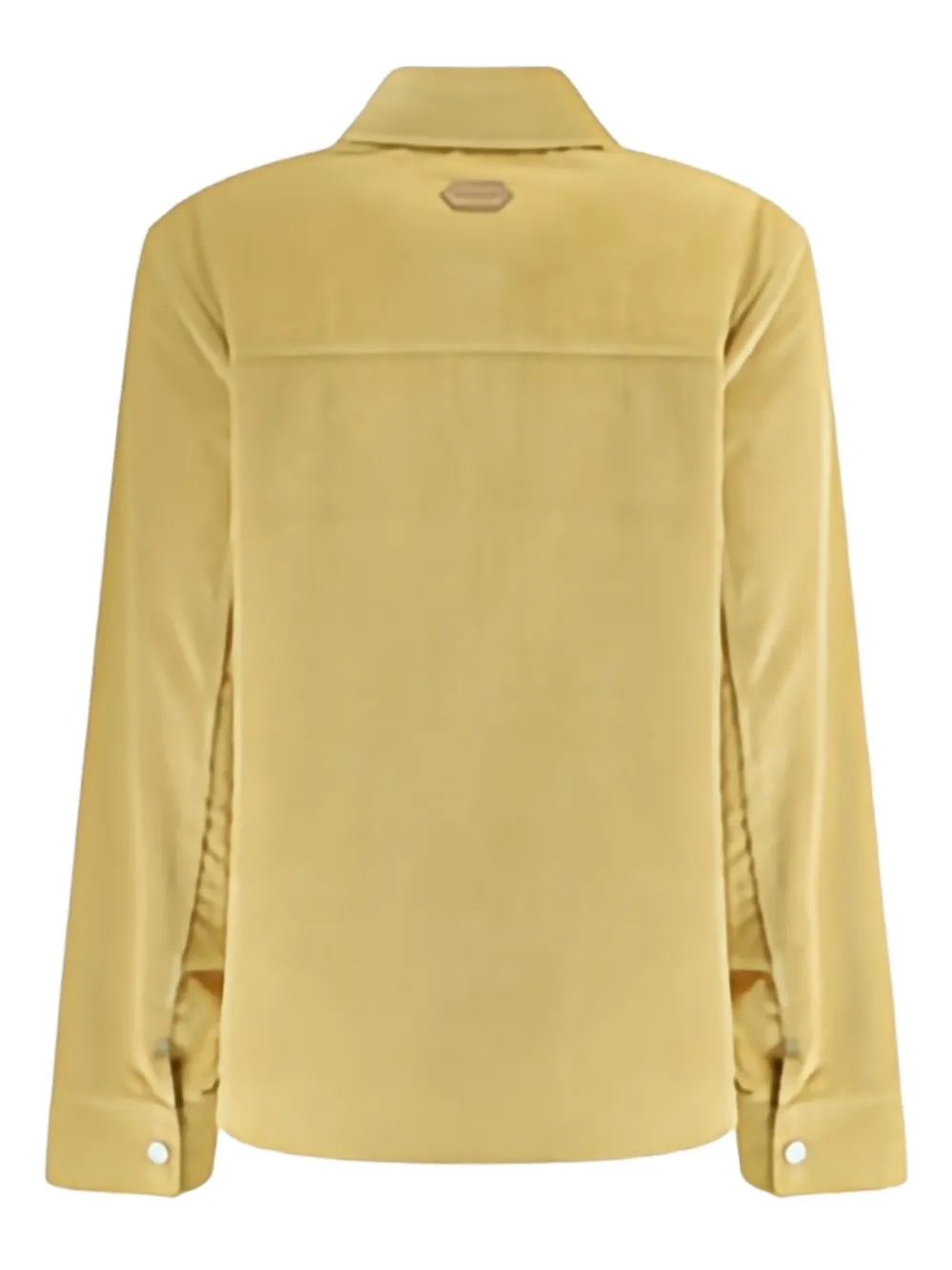 Jacob Cohën corduroy button-fastening shirt - Geel