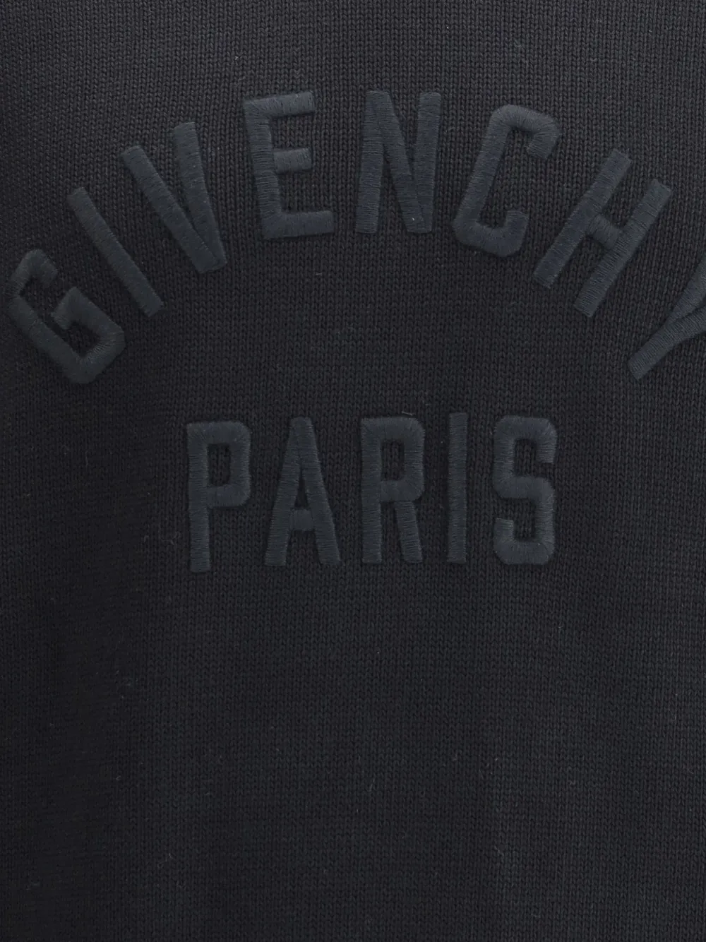 Givenchy Mens Black Logo-embroidered Crewneck Knitted Cotton Jumper Xl In Gray