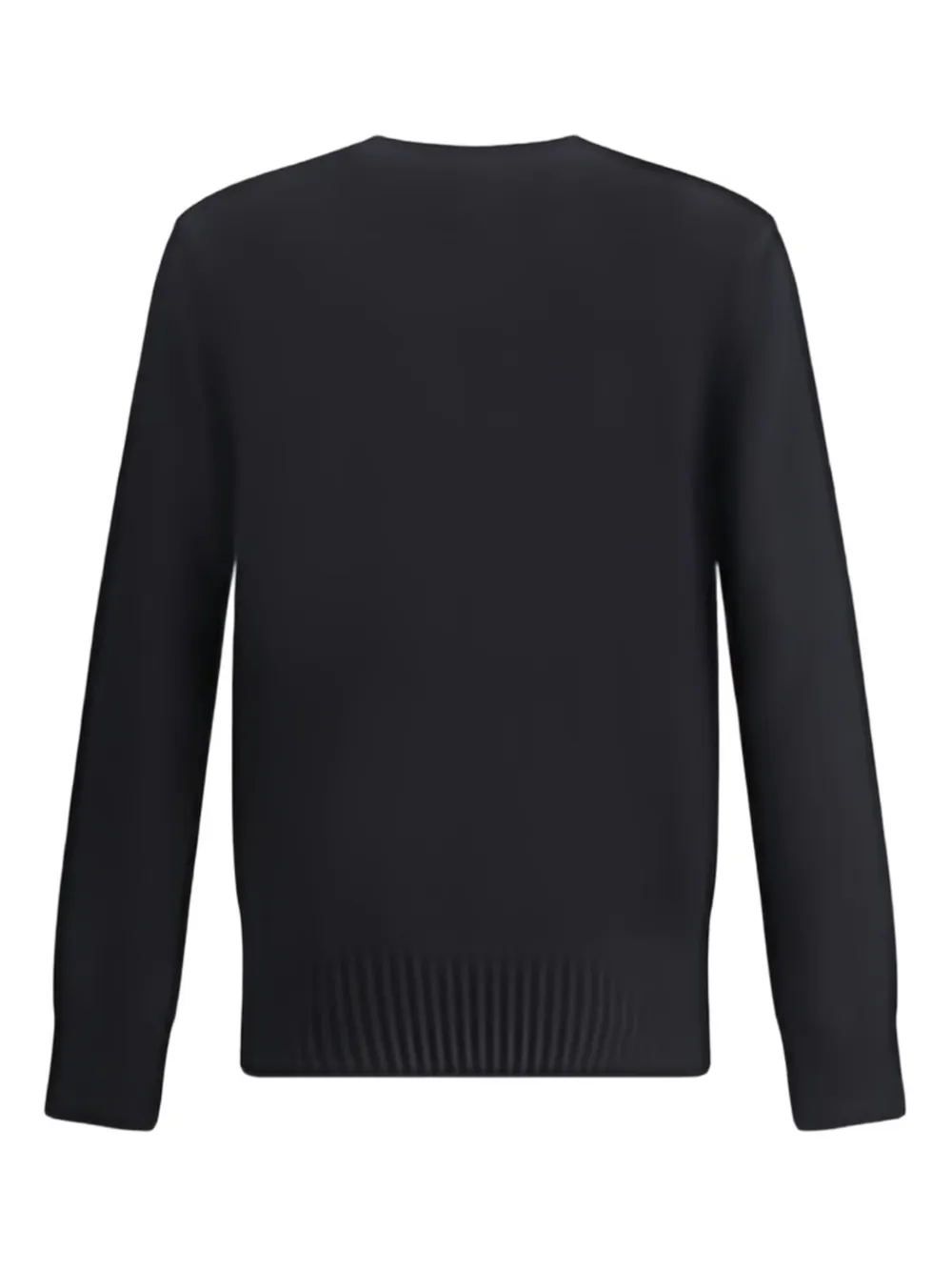 Givenchy Mens Black Logo-embroidered Crewneck Knitted Cotton Jumper Xl In Gray