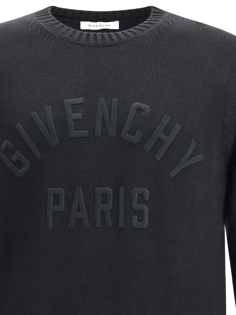 Crewneck Givenchy Paris Mens Jumper Givenchy Embossed-logo Crew