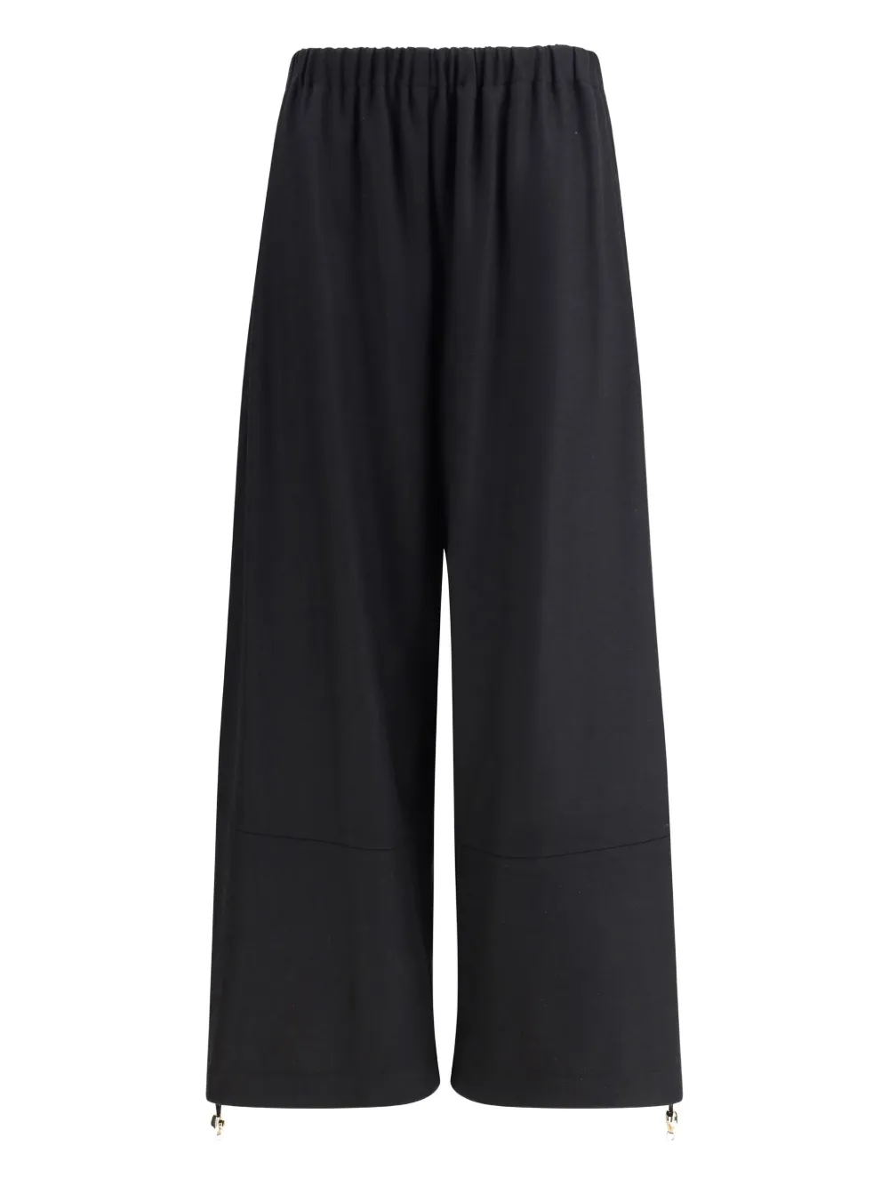 Fabiana Filippi Elastic-waist Trousers In Black