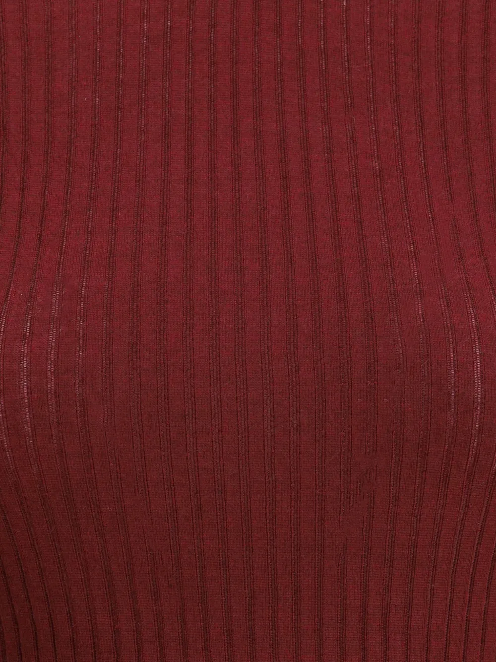 Sa Su Phi Ribbed Knit Top In Red