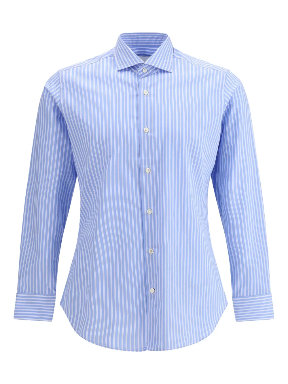 Caliban striped long-sleeve shirt | Blue | Image 1
