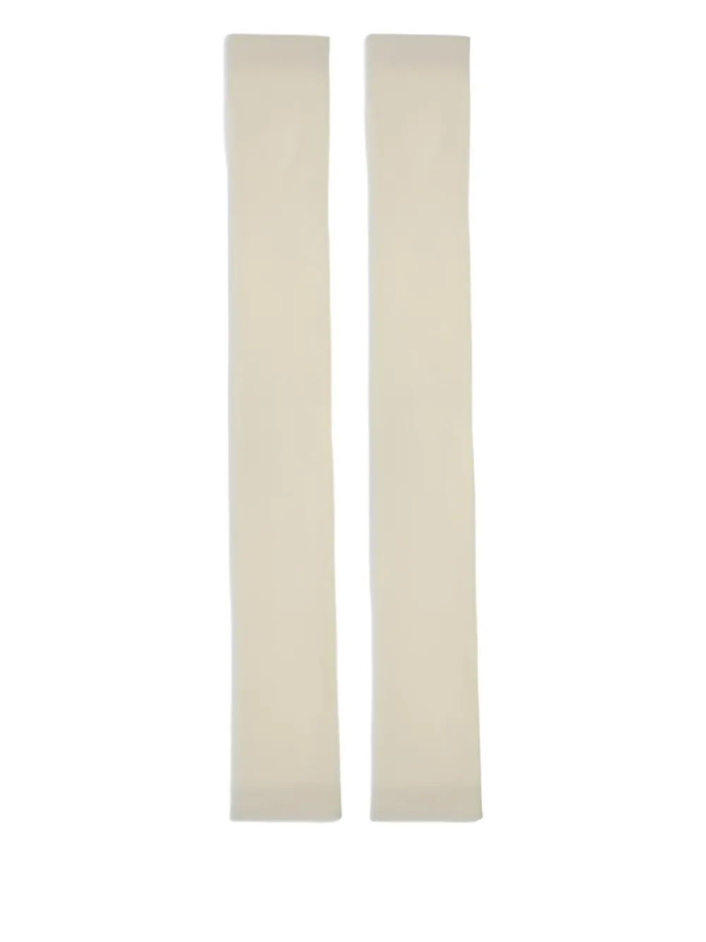 Sa Su Phi Ribbed Silk Gloves In Neutral
