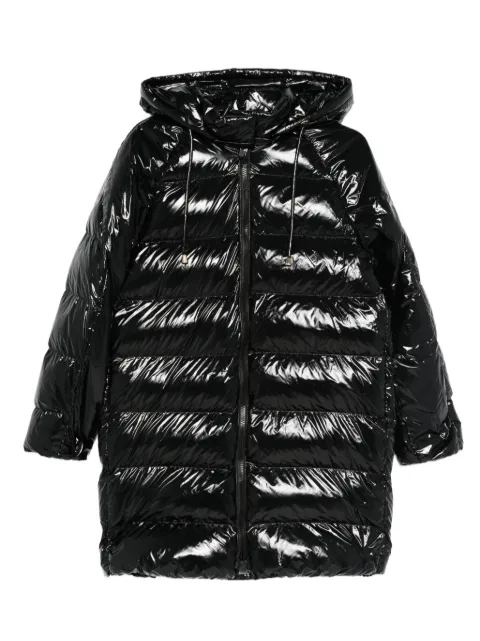 PINKO hooded-quilted coat