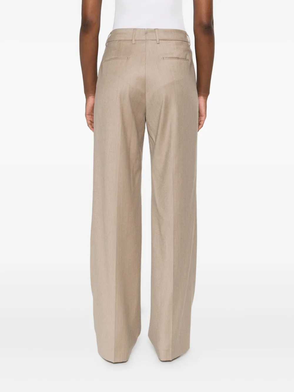 Berwich Patrizia straight broek Beige