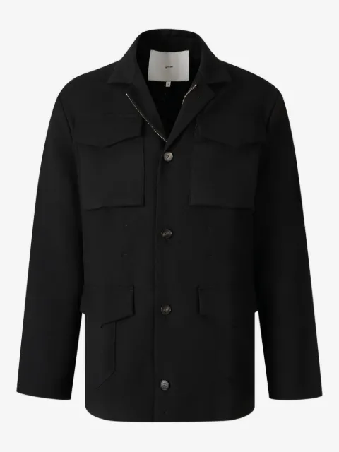 Setchu virgin-wool shirt jacket