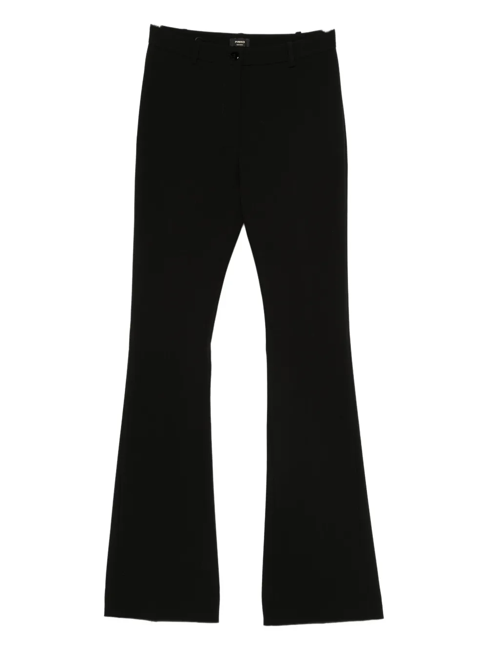 PINKO back-slit flared trousers - ブラック PINKO back-slit flared trousers - ブラック