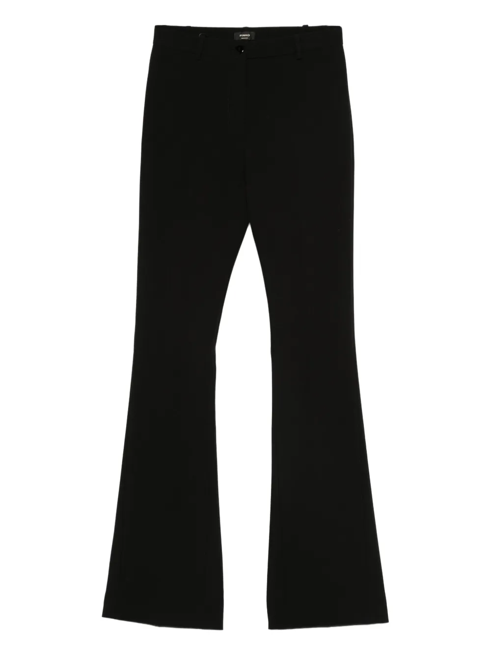 PINKO back-slit flared trousers - ブラック PINKO back-slit flared trousers - ブラック