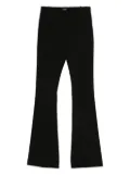 PINKO back-slit flared trousers - Black