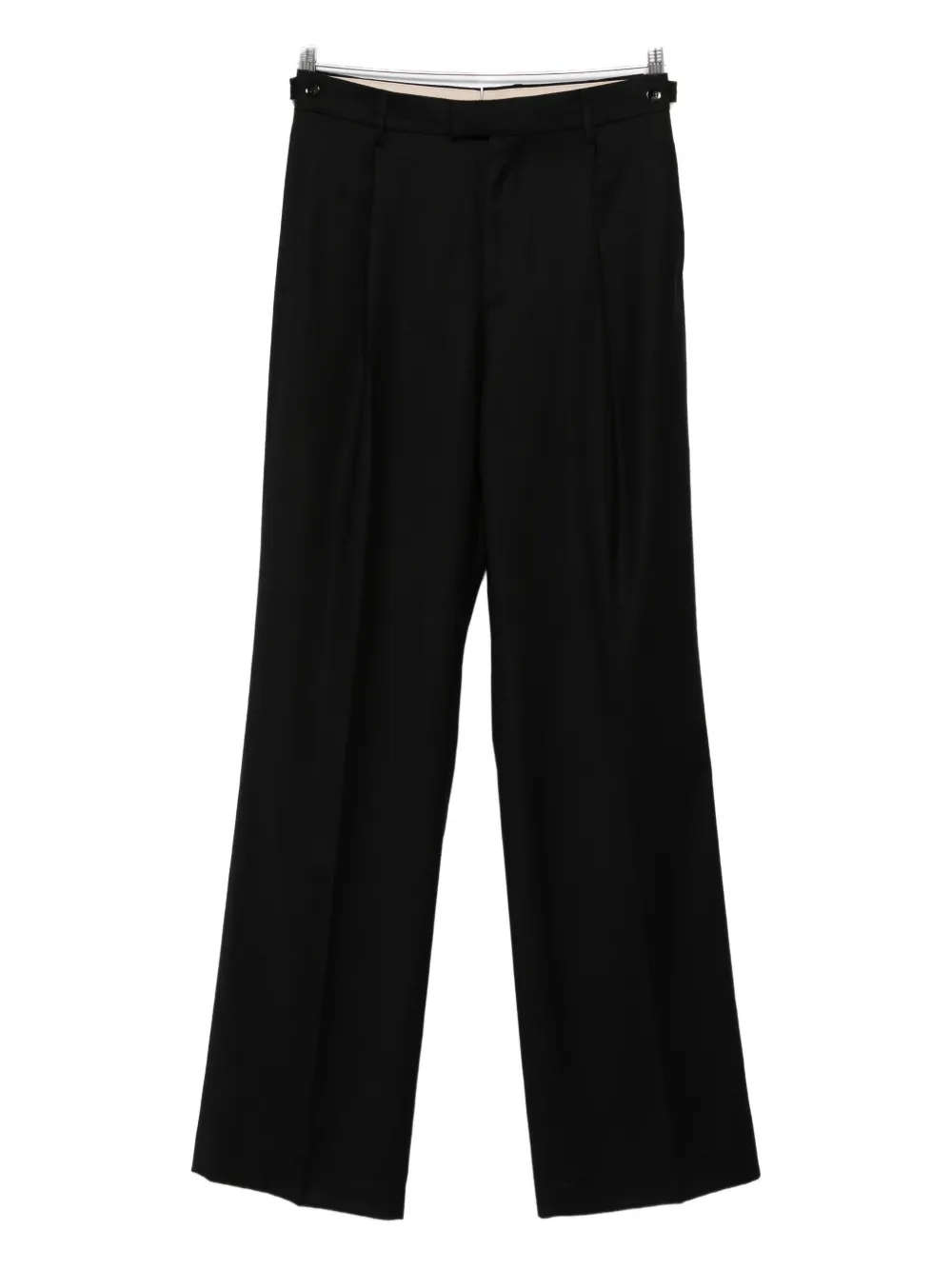 Berwich Simona Pleated-front Trousers In Black