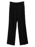Berwich Simona pleated-front trousers - Black