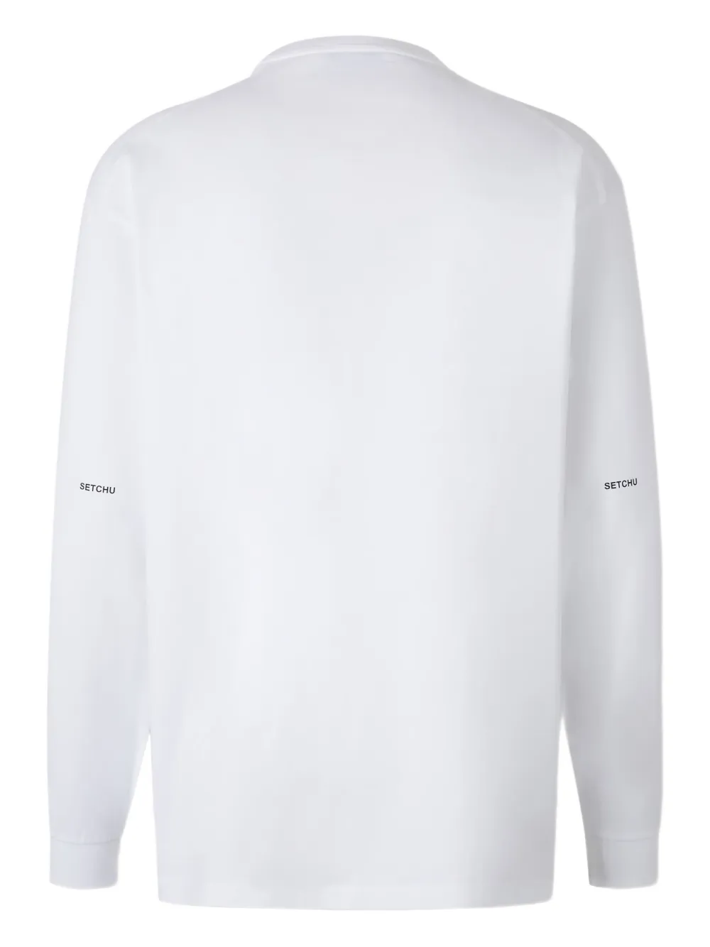Setchu logo-print long-sleeve T-shirt | T-Shirts | Image 2