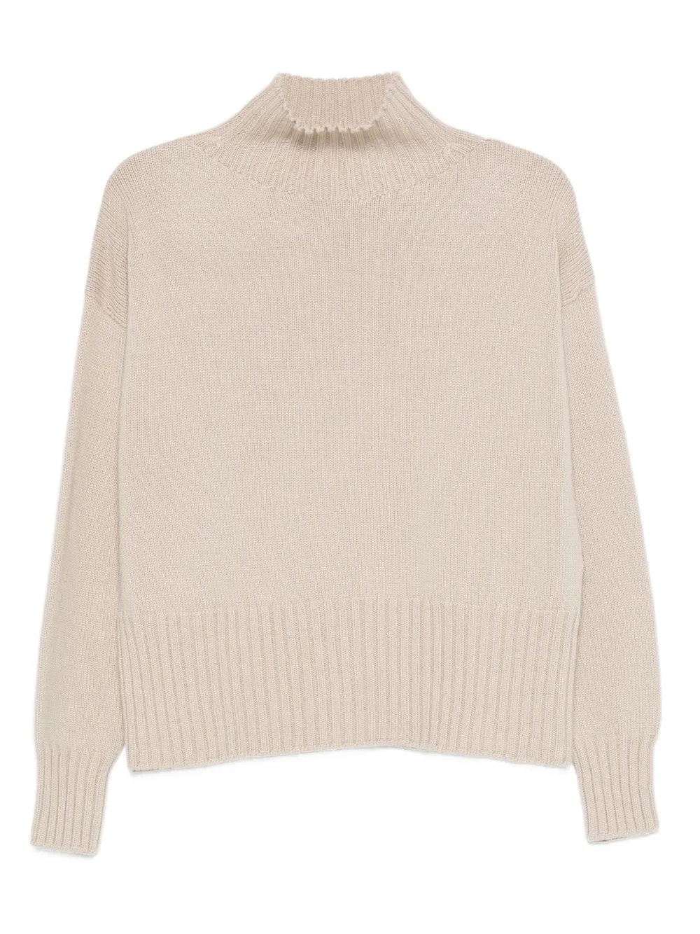 Drumohr turtleneck ribbed sweater | Neutrals | Image 1