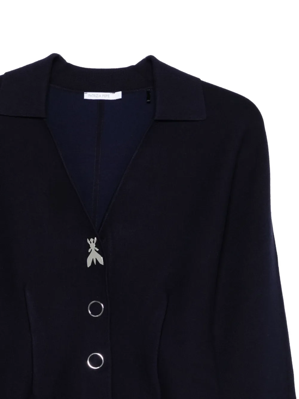 Patrizia Pepe Vest met lange mouwen Blauw