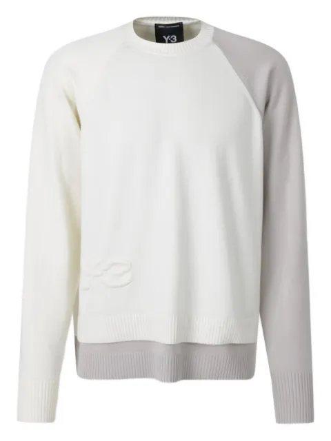 Y-3 two-tone sweater