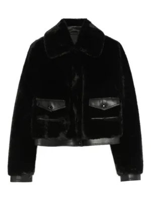 Patrizia Pepe ラムレザージャケット　美品 Patrizia Pepe baby girl jacket in imitation leather
