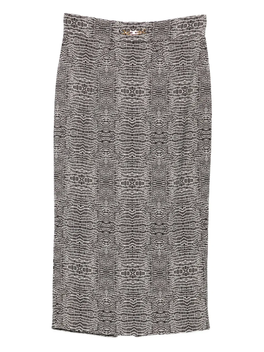 Elisabetta Franchi python-print pencil skirt | Black | Image 1