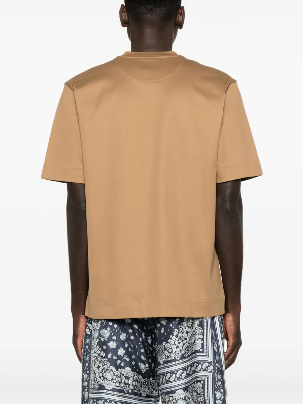 FENDI T-shirt met ritszak Bruin