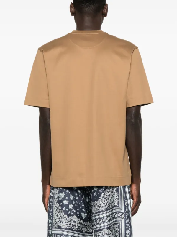 FENDI ブラウン Tシャツ sizeS 美品 FENDI zip-pocket t-shirt | Neutrals | FARFETCH