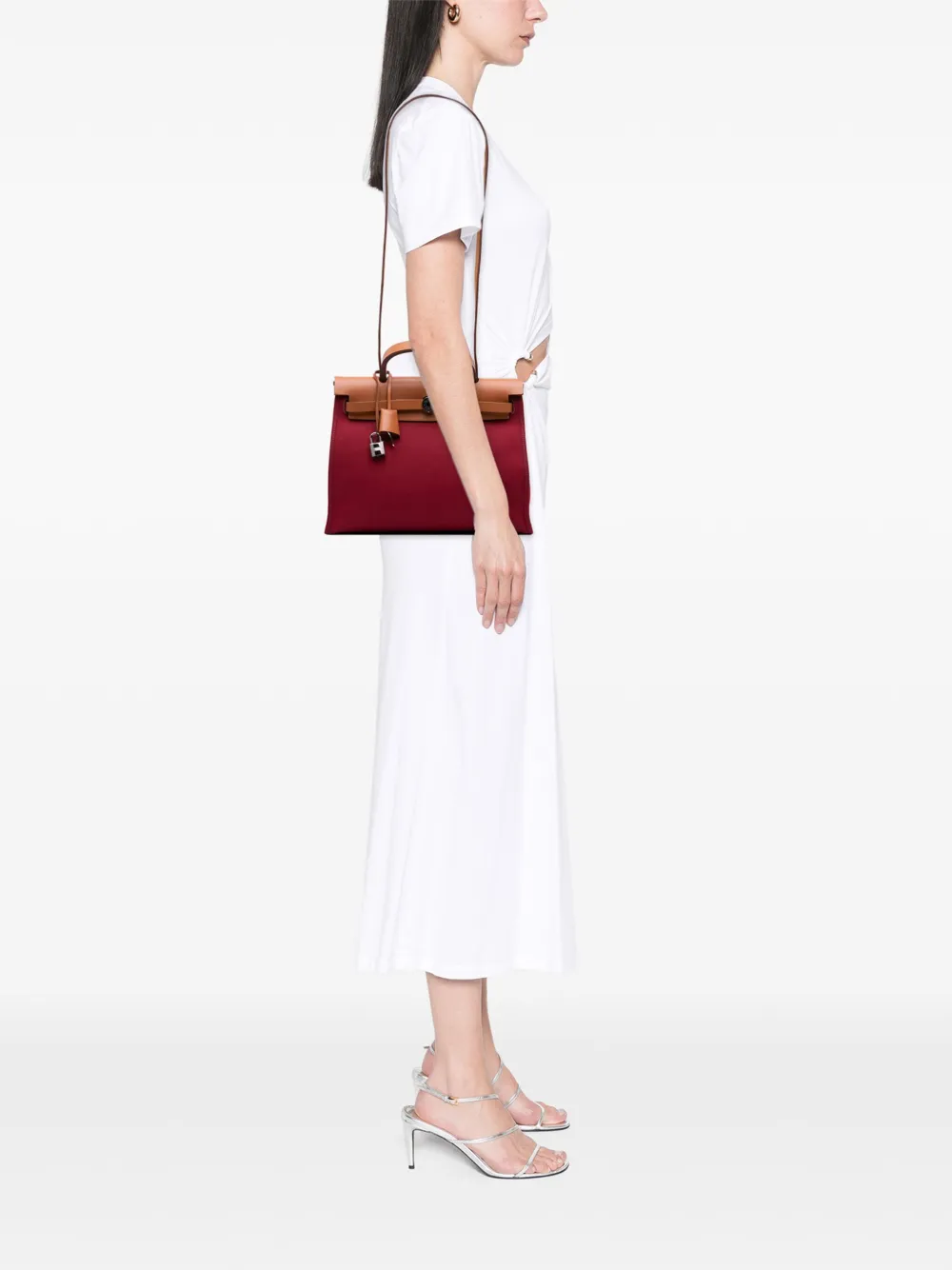 Hermès Pre-Owned 2016 Toile Herbag Zip 31 satchel | Pre-Owned | Image 2