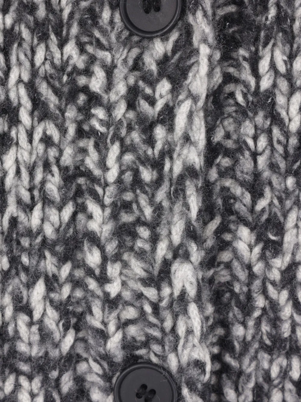High-Neck Patch-Pocket Cardigan