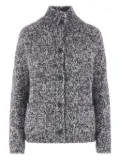 WOMMELSDORFF BERLIN high-neck patch-pocket cardigan - White