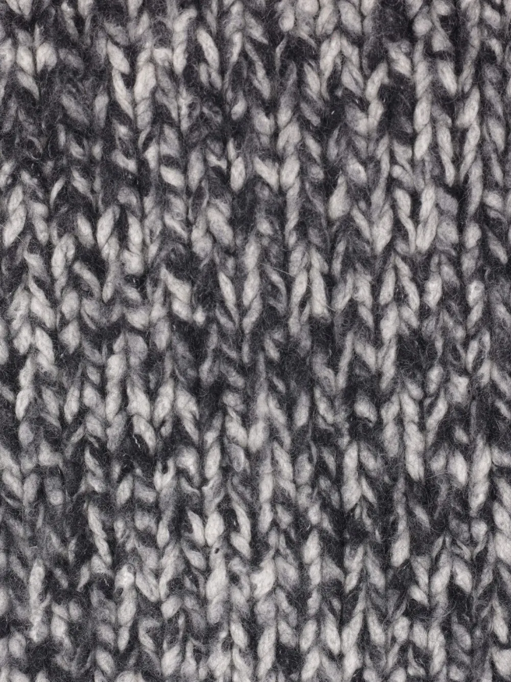 High-Neck Patch-Pocket Cardigan