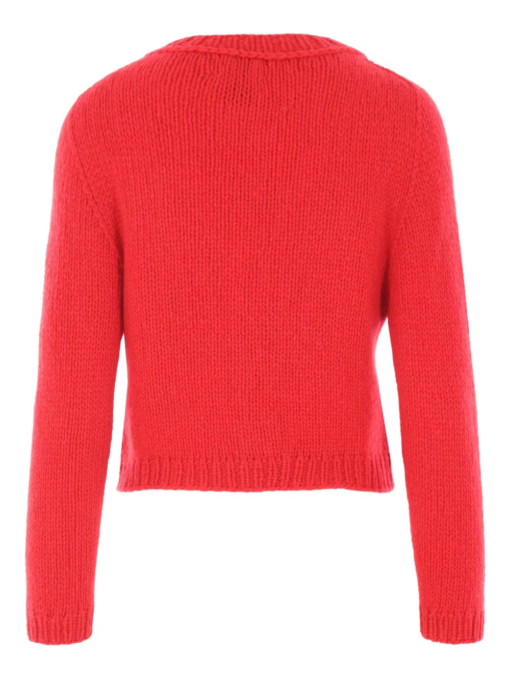 Wommelsdorff Berlin Patch-pocket Button Cardigan In Red
