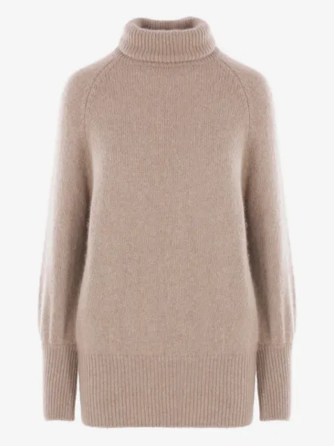 Dusan sweater med rullekrave og ribbet kant
