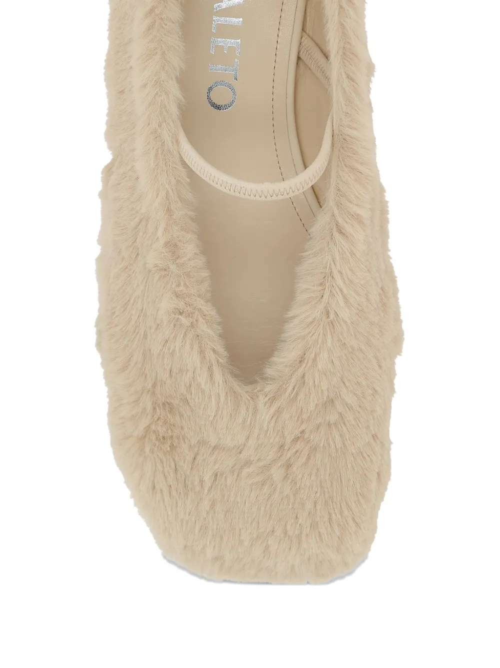 Nodaleto Cindy ballerina's van imitatiebont Beige