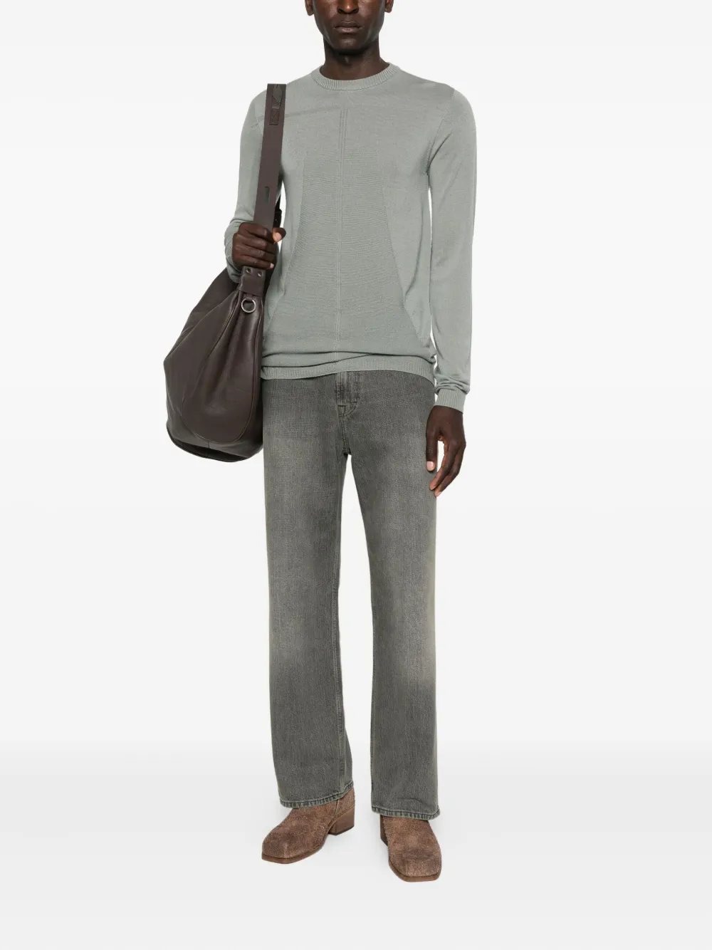 Rick Owens Trui met ronde hals - Grijs
