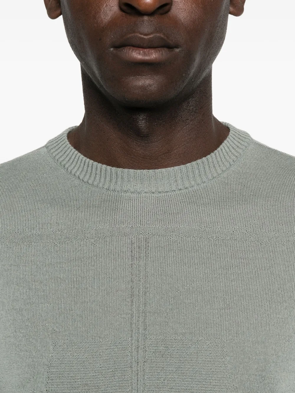 Rick Owens Crew-neck Sweater In Gray