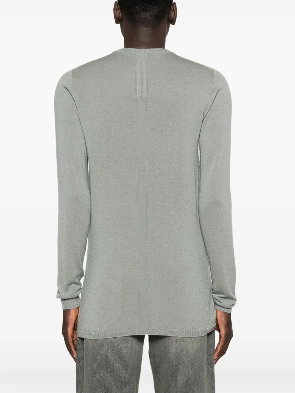 Rick Owens Crew-neck Sweater In Gray