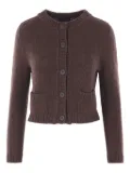 WOMMELSDORFF BERLIN patch-pocket button cardigan - Brown