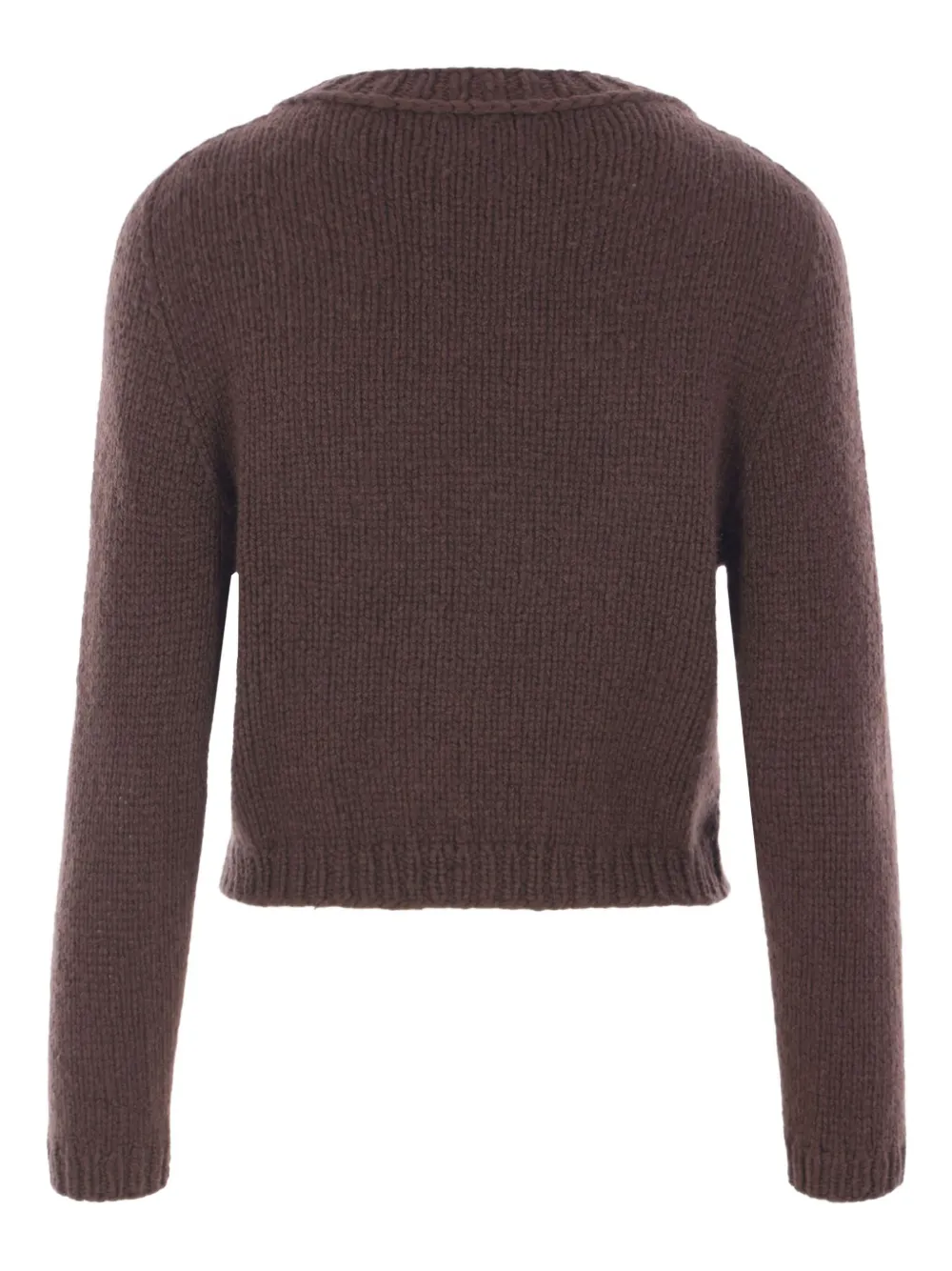 Wommelsdorff Berlin Patch-pocket Button Cardigan In Brown