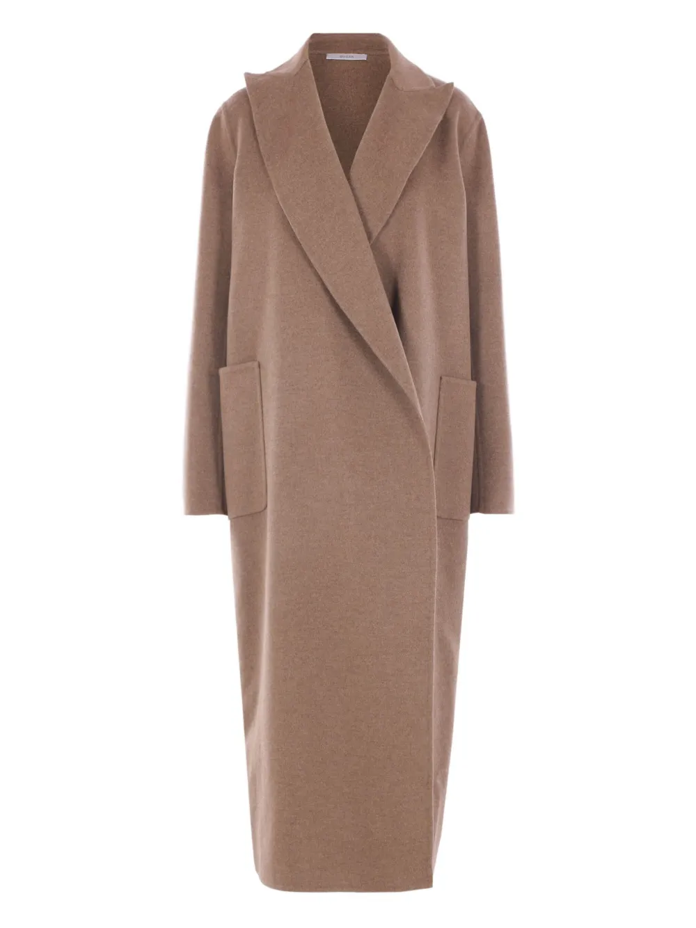 Dušan Cashmere Wrap Coat In Brown