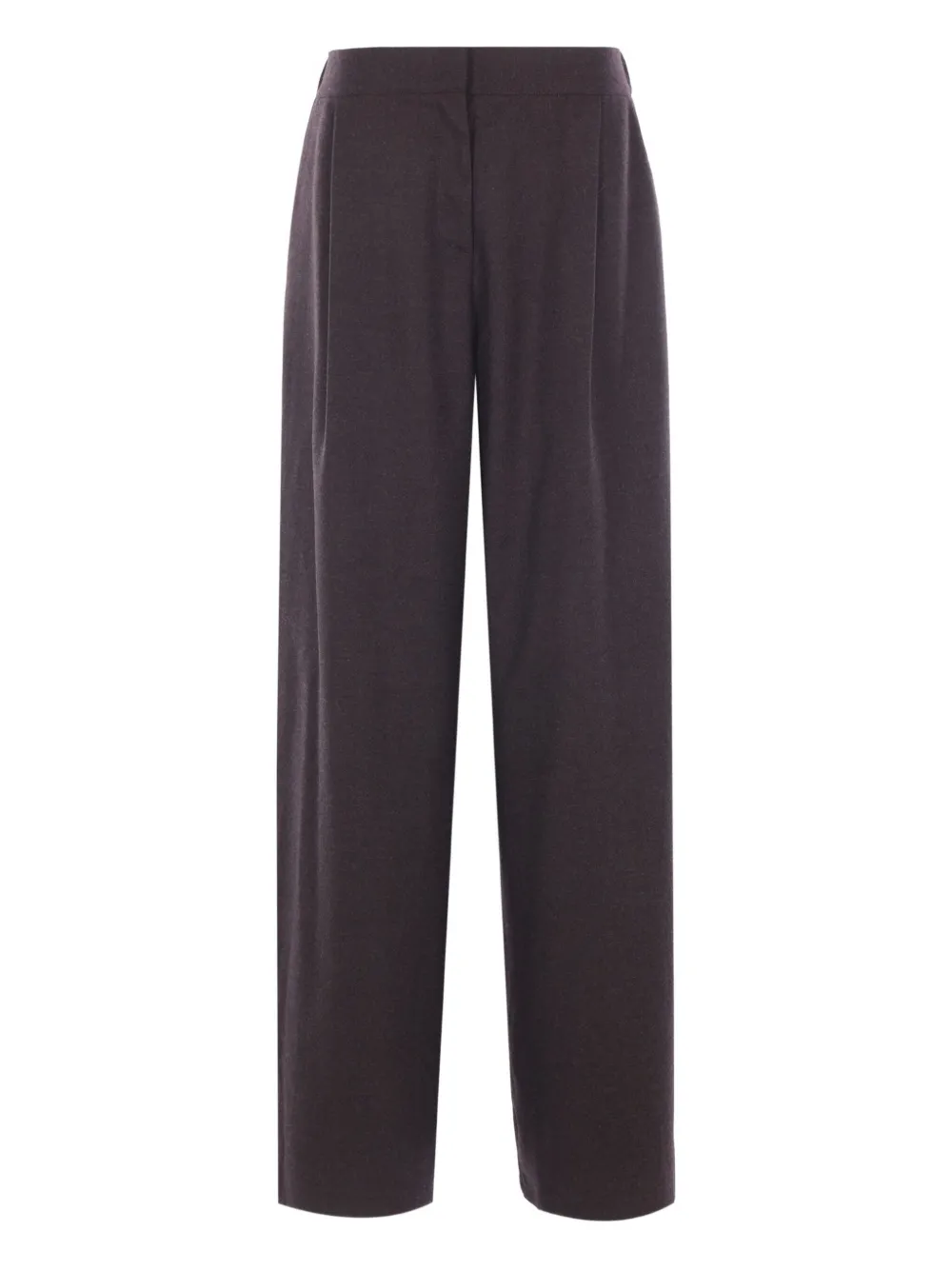 Dušan Pleated Elasticated-waist Straight Trousers In Brown