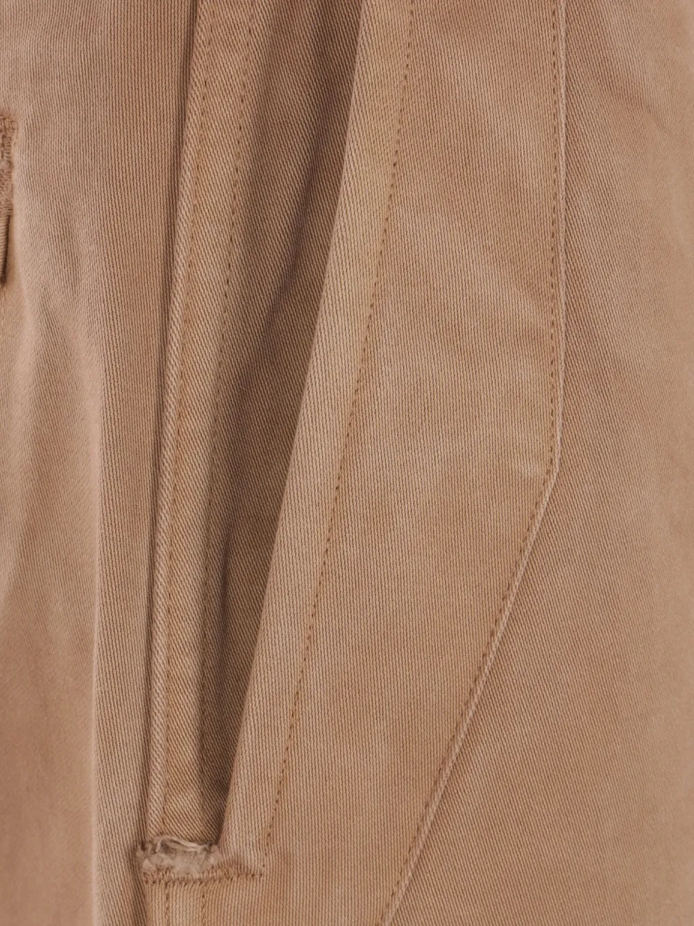 Taiga Takahashi Cotton-twill Trousers In Brown