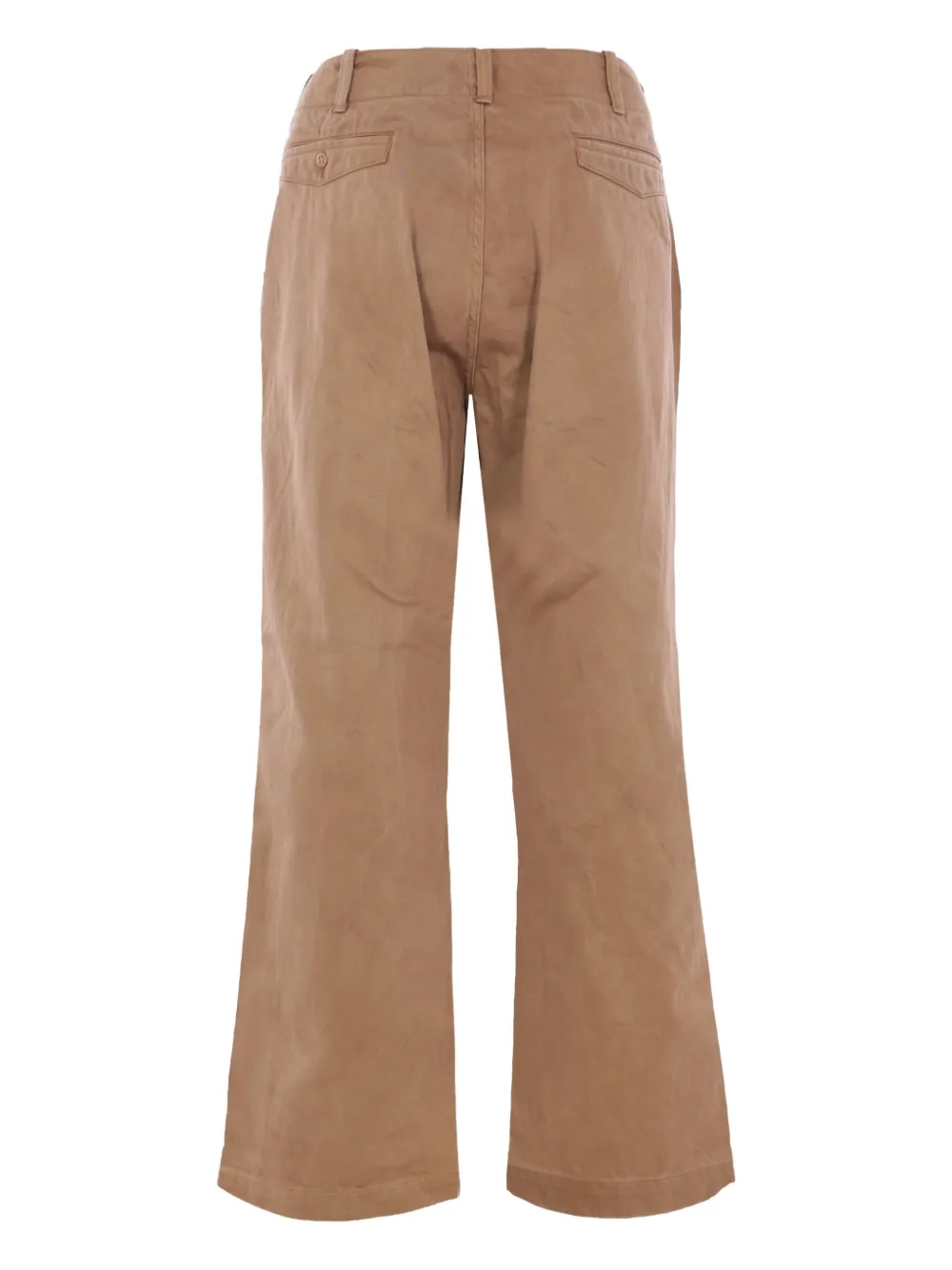 TAIGA TAKAHASHI cotton-twill trousers - Bruin
