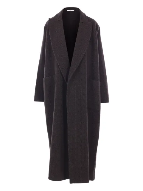 Dusan herringbone cashmere coat